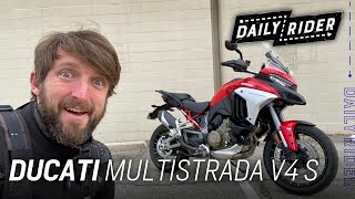 Riding with Radar 2021 Ducati Multistrada V4 S Review  Daily Rider [upl. by Nirred]