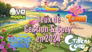 Jeux de Gestion amp Cozy à venir en 2024 [upl. by Enovahs]