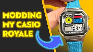 Casio Royale Mods  Lets Add Some Color to the AE1200 [upl. by Sparrow302]