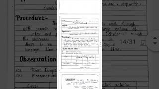 viscosityostwald viscometer practical chemistrypractical bsc msu important semester 3shorts [upl. by Aenyl]