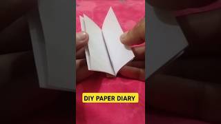 DIY Homemade mini paper diary for kids shorts craft kidslearningvideos easy [upl. by Osrock112]