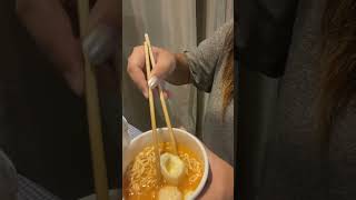 Spicy Noodles with Oozy Melted Cheese Balls – Ultimate Flavor Explosion shortsvideo shorts food [upl. by Kcirb]