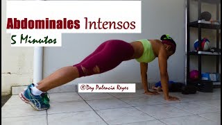 ABDOMINALES en 5 MINUTOS  ABDOMINALES INTENSOS  RUTINA 495  Tonificar abdomen  Dey Palencia [upl. by Trixie]