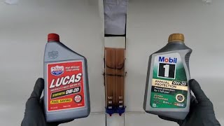 DO NOT USE this engine oil Mobil 1 amp Lucas oil [upl. by Ahsenav48]