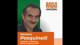 Lintervista a Moreno Pasquinelli candidato presidente della Regione Umbria [upl. by Nahgem663]