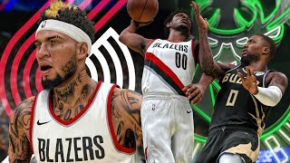 NBA 2K24 MyCAREER  Damian Lillard Bucks Debut Scoot DUNKS On Dame [upl. by Eckblad]