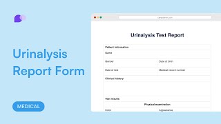 Urinalysis Test Report [upl. by Rebekkah]