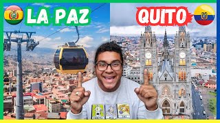 COMPARANDO LA PAZ Bolivia VS QUITO Ecuador 🇧🇴🇪🇨  ¿SON MUY PARECIDAS🔥 [upl. by Constantin]