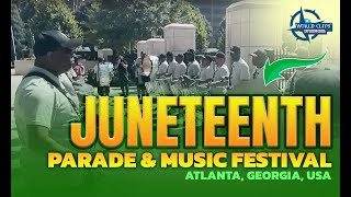 A Dazzling Showcase of Culture Juneteenth Atlanta Parade [upl. by Zednanreh]