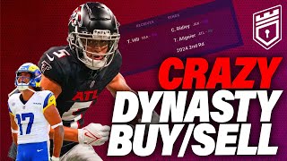 BUY LOW  Early Season Dynasty BuysSells CRAZY TRADES  Dynasty Fantasy Football 2023 [upl. by Loesceke]