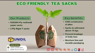 Unidil Tea Sacks and Paper Sacks [upl. by Melak230]