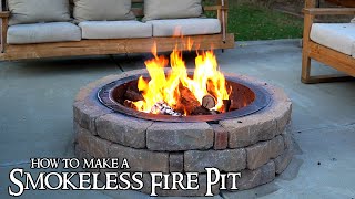 How to make a smokeless fire pit [upl. by Noirda]