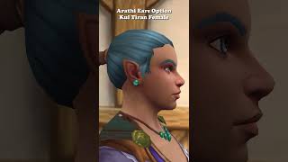 Arathi Ear Option for Human and Kul Tiran Patch 1107 WOW [upl. by Honebein]