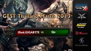 CGnetworkTV l GEST TH Mar 2013  Qu vs iDealGIGABYTE [upl. by Ayoted123]