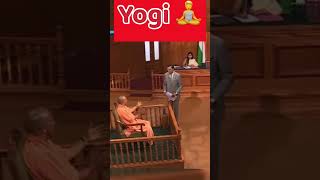 Yogi ka bhashan😁😁😁 trending motivation shortsfeed viralshort facts shortvideo [upl. by Jorrie]