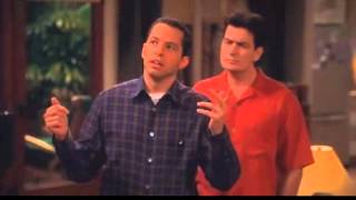 melhores momentos two and a half men p2 dublado [upl. by Aliekat197]