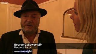 George Galloway on Scottish independence  BBC Newsnight  9th September 2014 [upl. by Pangaro]