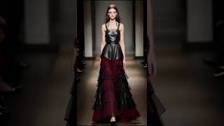 Layered Sheer Maxi with Leather Harness runway stylingbook fashionshow mindwonder [upl. by Jameson]