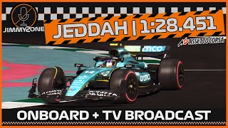 F1 2024  JEDDAH  128451  G29  F1 AssettoCorsa Hotlap [upl. by Ecnarual]