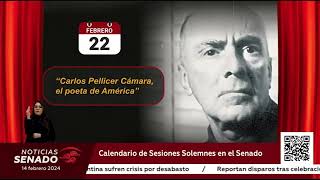 Calendario de Sesiones Solemnes en el Senado [upl. by Aynos777]