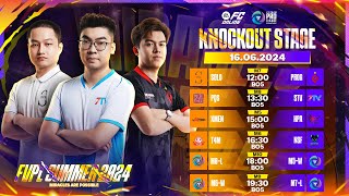 Hướng tới chung kết ProG vs SOLO  STV vs PQS  FVPL Summer 2024  Knockout Stage 1606 [upl. by Herby808]