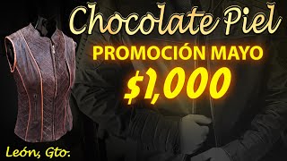 Chocolate piel fabricante de chamarras en León Guanajuato Súper Promo chamarras de piel desde mil [upl. by Ubald]