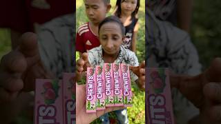 Yummy Bites CHEWITS Strawberry 🍓 Flavour Gummy Candy by masterlee viralvideo shorts fypシ゚ [upl. by Summers]