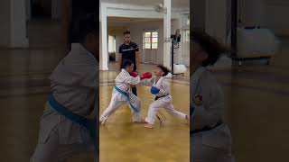 KUMITE🥊🥊 duniaalfarabi karatekids inkai [upl. by Lytsyrk]