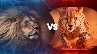 Cheetah vs Lion Chief of the Jungle [upl. by Macfadyn]