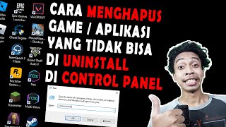 CARA MENGHAPUS APLIKASI YANG TIDAK BISA DIHAPUS  UNINSTALL  SOLUSI PC  LAPTOP JADI RINGAN [upl. by Ojyllek]