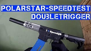 Airsoft DOUBLETRIGGER Speedtest  Polarstar FE [upl. by Ozmo676]