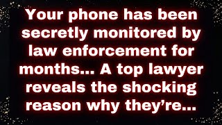 😲 Your phone has been secretly monitored by law enforcement for months… A top lawyer reveals 📱👁️ [upl. by Alek]