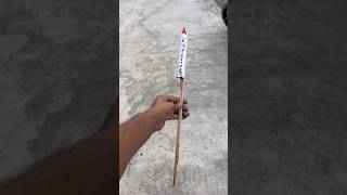 I made ROCKET🚀 at HOME experiment diycrackerstesting shorts viralvideo funny india trending [upl. by Sackey211]