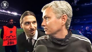 Zlatan Ibrahimovic Scares Jose Mourinho  Chelsea FC [upl. by Kelwin196]