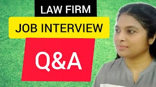 LAW FIRM INTERVIEW QUESTIONS amp ANSWERSI LAW FIRM INTERVIEW QUESTIONSI LAW FIRM INTERVIEW PREPARATION [upl. by Knapp527]