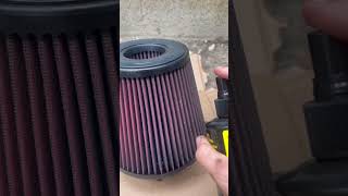 Cleaning up a Reusable Air Filter cars automobile racing filter mustang mechanic cleaning [upl. by Stromberg]