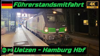 Führertandsmitfahrt Uelzen  Hamburg Hbf mit dem UEX Nachtzug [upl. by Hercules]