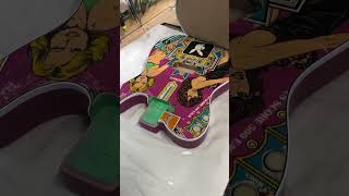 A little tape pull on this Playboy Pinball Guitar customguitar pinball satisfying [upl. by Nedyarb880]