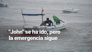 ACAPULCO DEVASTADO  El huracán se ha ido pero la emergencia continúa en el puerto [upl. by Garnet]