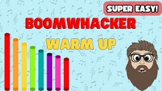 Boomwhacker Warmup SUPER EASY  Chord Warm Up for Kids [upl. by Htederem825]