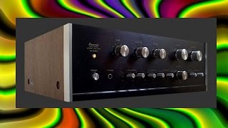 Sansui AU555a amplifier review [upl. by Ardnasxela76]