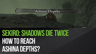 Sekiro Shadows Die Twice  How to reach Ashina Depths [upl. by Ahsilek]