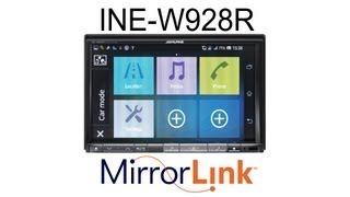 INE W928R MirrorLink Sony Xperia Z [upl. by Barbabas869]