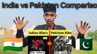 India🇮🇳 VS Pakistan 🇵🇰 Motorcycle Comparison  how tu India vs Pakistan motorcycle comparison [upl. by Flodur]