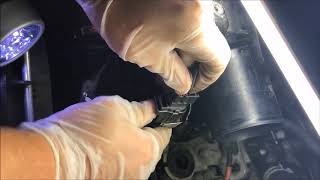 2008 Benz B200 Turbo Ignition Coil and sparkplug removal [upl. by Nycila]