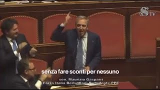 GASPARRI SCATENATO quotFATTI GRAVISSIMI ED EVERSIVI DELL’ORDINE DEMOCRATICO DA PARTE DEI GIUDICIquot [upl. by Pebrook278]