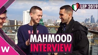 Mahmood Italy 2019  London Eurovision Party INTERVIEW [upl. by Yeslek]