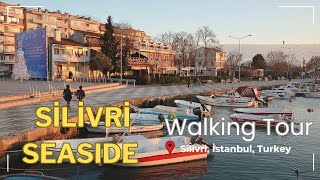 Silivri Seaside Sahil I Silivri İstanbul Turkey I Walking Tour I 4K60fps travel walkingtour [upl. by Clauddetta]