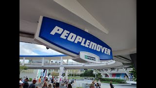 PeopleMover Disney World Magic Kingdom Tomorrowland Transit Authority PeopleMover [upl. by Gottwald]