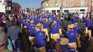 Craigneuk Band Parade 2017 The Derry from Craigneuk to The Cross Keys [upl. by Eerolam]